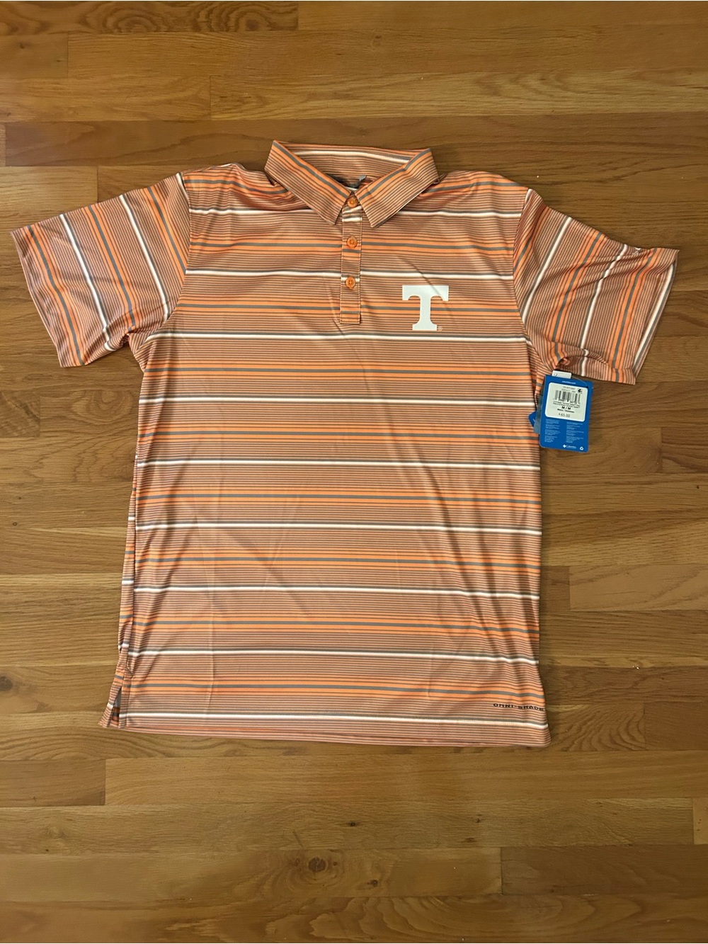 New Columbia Tennessee Volunteers Polo Shirt PFG Men's Omni-Shade NWT